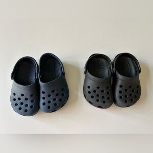 2 pairs of baby/toddler Crocs